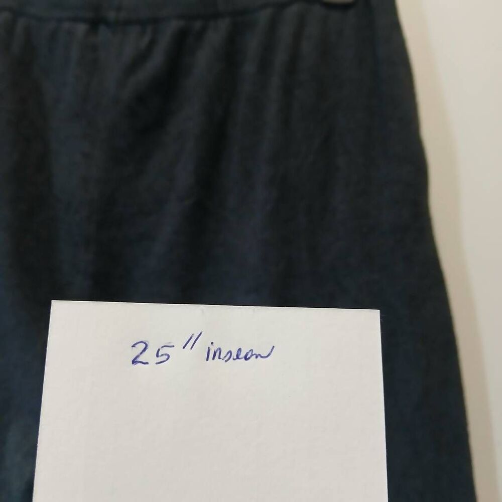 Barefoot dreams womens large. Sweatpants cozy chic black soft cropped - Picture 3 of 8